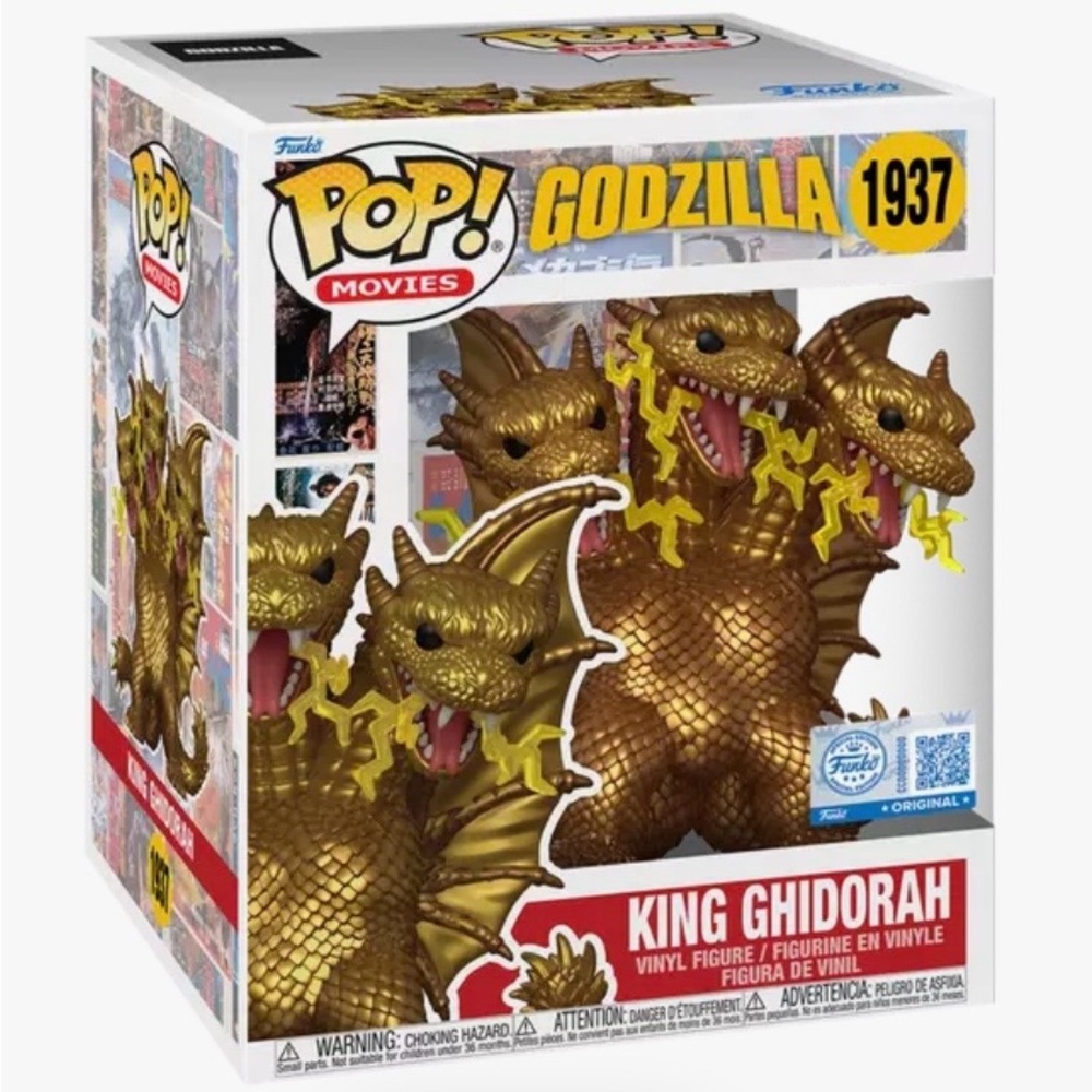 Funko Pop! Electric King Ghidorah #1937 Godzilla Exclusive Vinyl Figure